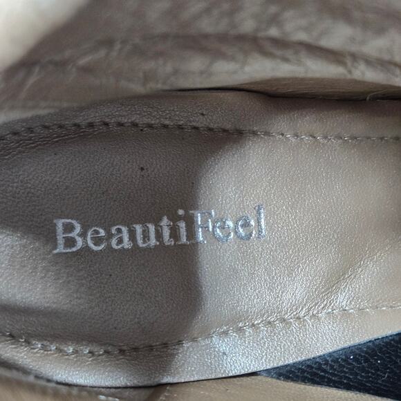 Beautifeel Lady Ankle Boots Womens US 6-6.5 EU 37 Black Leather Soft Patchwork - Picture 11 of 12